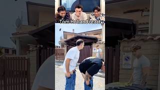 Tom Holland's reaction to this funny animated video #tomholland #funny #trytolaugh #reaction