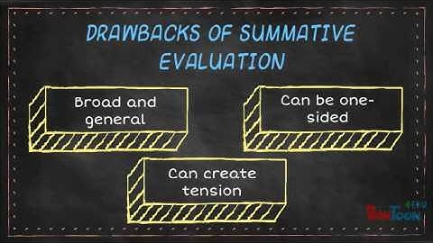 Formative and Summative Evaluations
