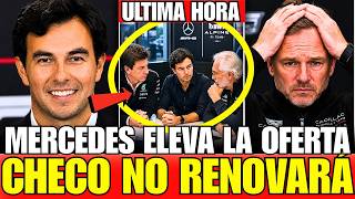 CHECO PEREZ WILL NOT CONTINUE AT CADILLAC - Briatore MADE A MULTI-MILLION DOLLAR OFFER TO SIGN HIM