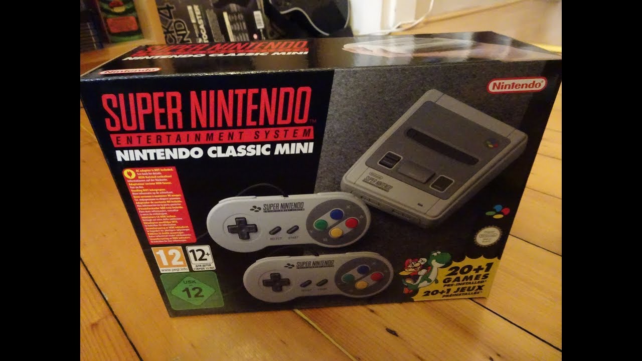 Nintendo Classic SNES Mini unboxing (UK version) - YouTube