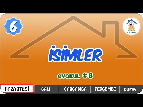 İsimler | 6. Sınıf #uzaktanegitim #evokul Kampı