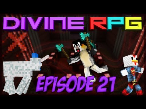 Divine RPG: Modded Let's Play - Part 21 - Iceika Dimension Dungeons!