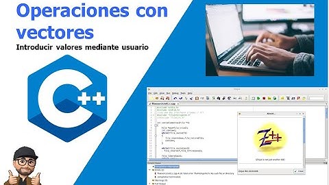 Operaciones con vectores en C++ Parte 2 - Introducir valores mediante el usuario.