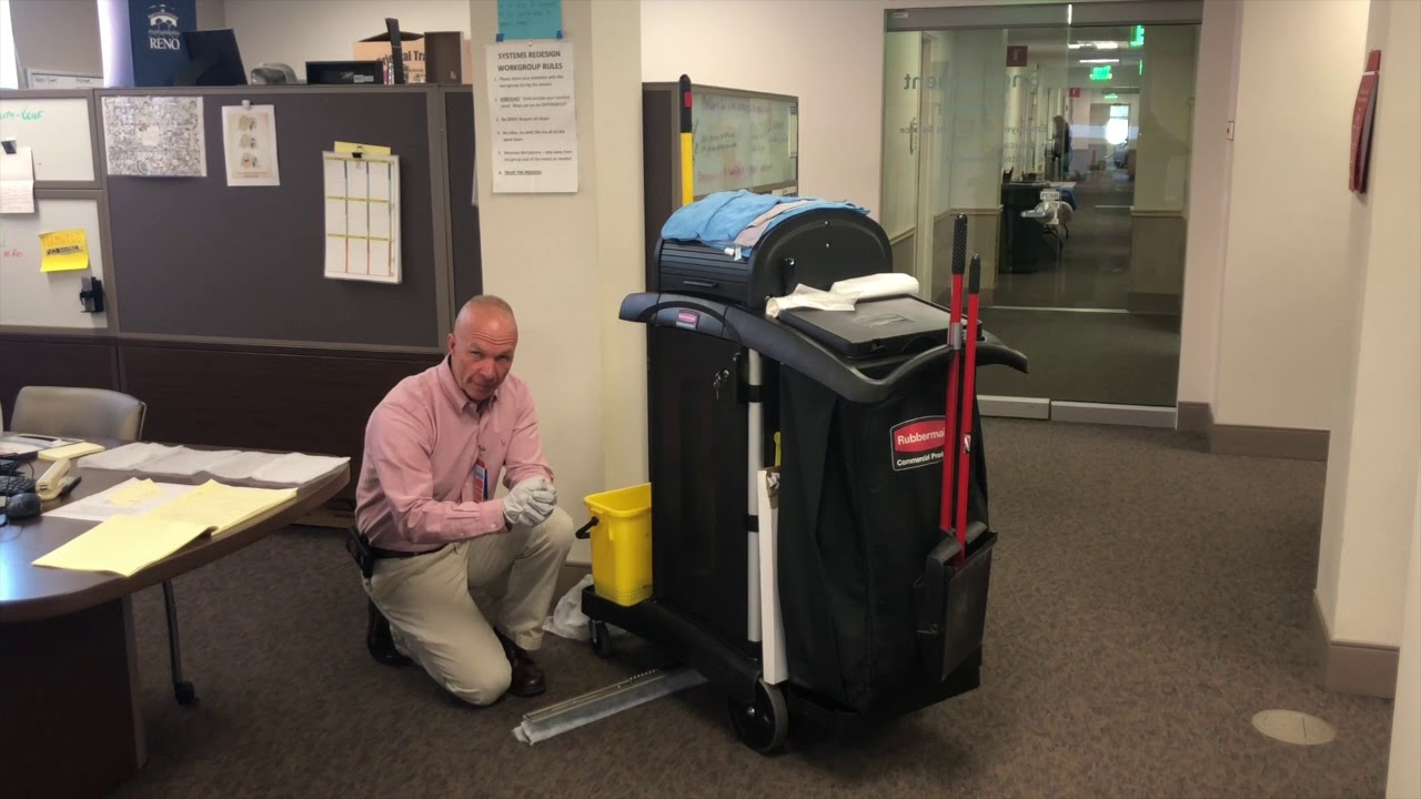 Reno VA Housekeeping Cart Cleaning Attachment Innovation YouTube