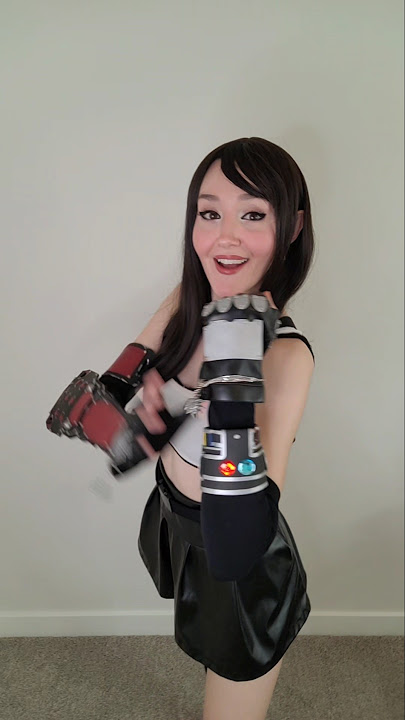 Had so much fun making Tifa's armor ❤️ #finalfantasy #tifalockhart #gaming #cosplay #makeup #shorts