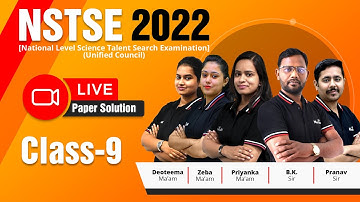 Class 9th NSTSE  2022-23 Live Paper Solution | NSTSE Answer key and Paper Analysis
