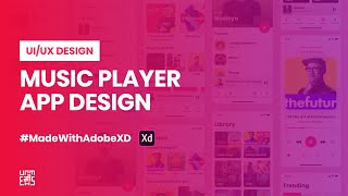 Music App UI/UX Design 🎵🎧 -  Download Free UI Kit