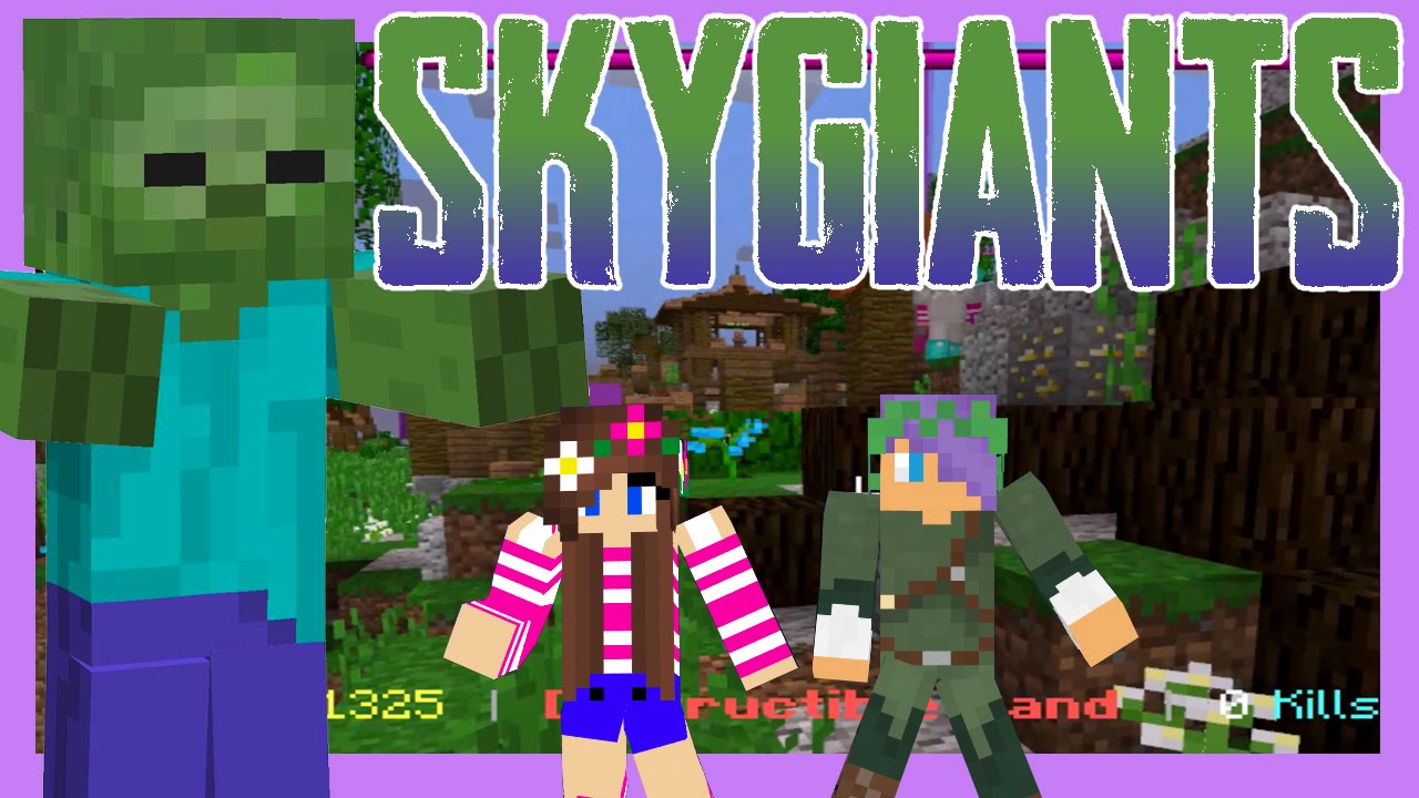 Minecraft SkyGiants | New Hive Minigame |With Debbie!! - YouTube
