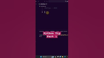 Python Tips - Calendar Module | Part 1 #shorts #pythonprogramming