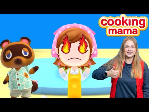 Assistant Plays Cooking Mama and Animal Crossing on the Nintendo Switch