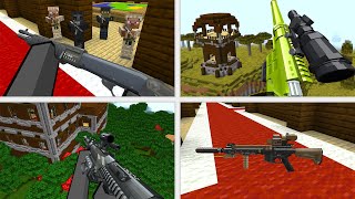 Modern Weapons Raid in Minecraft [Minecraft Warfare]