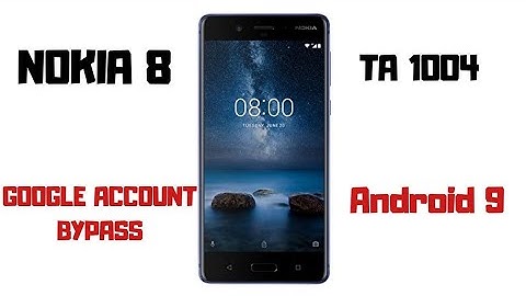 Nokia 8 TA-1004. Remove Google Account, Bypass FRP. Without PC