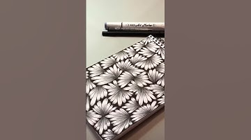 Zentangle & Doodle Art | Calm Drawing Video | #babifreitas #viral #shorts