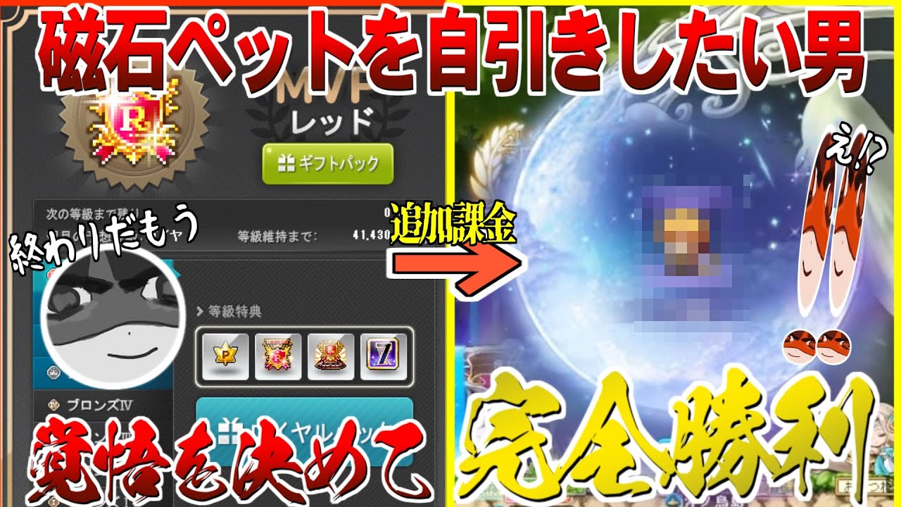 【メイプルストーリー】どうしても磁石ペットを自引きしたい男、遂に勝利する【切り抜き】