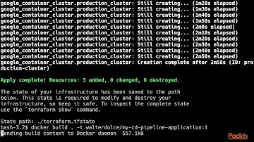 Creating Continuous Deployment Pipeline for Cloud Platforms: Building Our  | packtpub.com