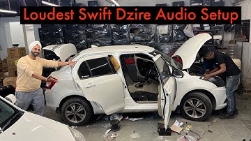 Loudest Swift Dzire CNG Fitted | Audio Upgrade For CNG Cars | Best Place For Car Audio Upgrade