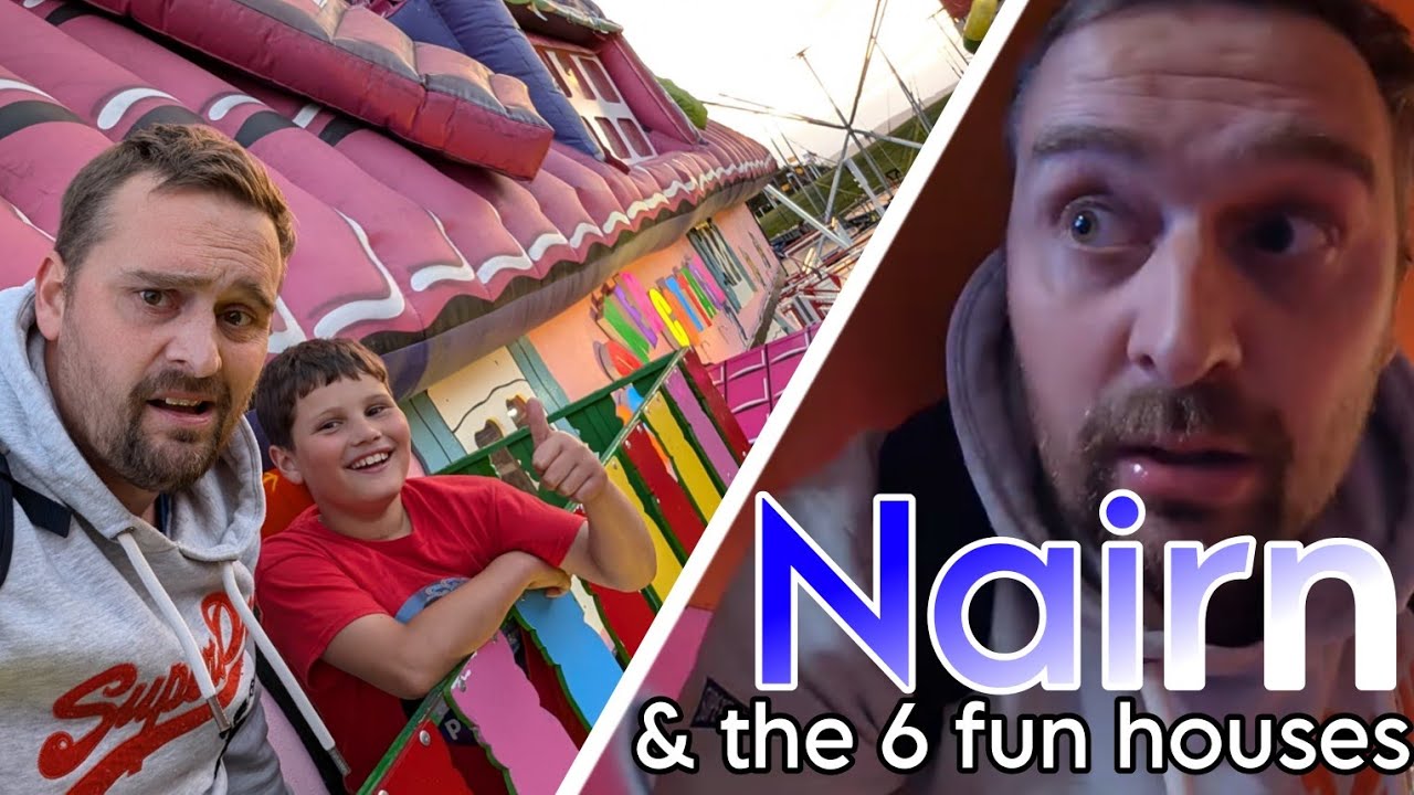 Doing ALL Nairn's SIX FUN HOUSES! 😵‍💫 Nairn Highland Games Fun Fair 2024