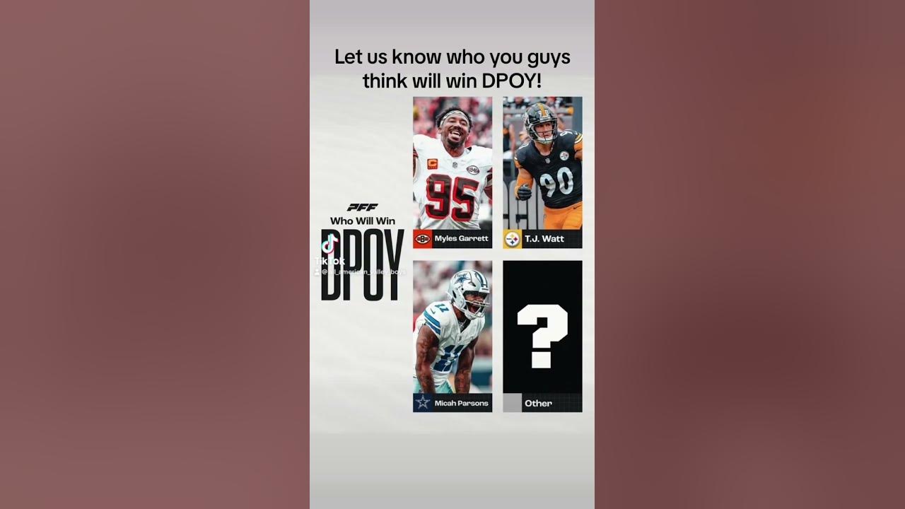 Who do you guys have winning DPOY this year? mylesgarrett tjwatt 