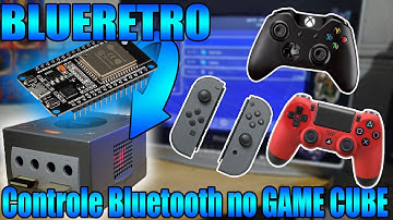 Use QUALQUER CONTROLE BLUETOOTH no seu GAME CUBE | BLUERETRO