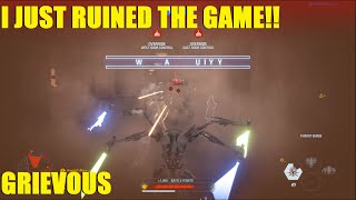 I JUST RUINED THIS MATCH FOR MY TEAM!😥🤣 General Grievous slaughter - Star Wars Battlefront 2