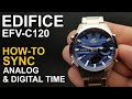 Casio Edifice EFV-C120 - Adjusting watch hands - Module 5699