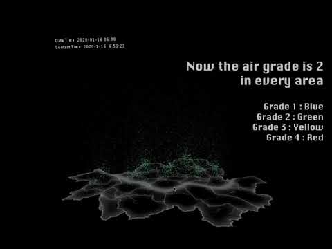 Air Seoul: Real-Time Data Visualization of Air Pollution in Seoul