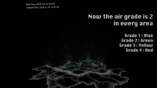 Air Seoul: Real-Time Data Visualization of Air Pollution in Seoul