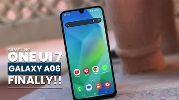 Samsung Galaxy A06 One UI 7 Surprise Update - Android 15 FINALLY!!!!