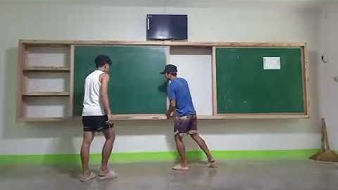 Horizontal Sliding Chalkboard