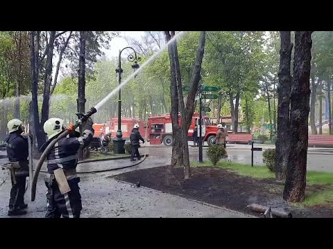 Харьков 3 мая: парк Горького обстреляли в очередной раз оккупанты рф
