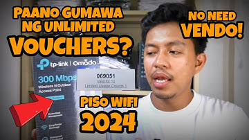 🤔 Paano mag-Generate ng UNLIMITED VOUCHER? | Paano mag Simula ng PISO WIFI, NO NEED VENDO MACHINE? 😳