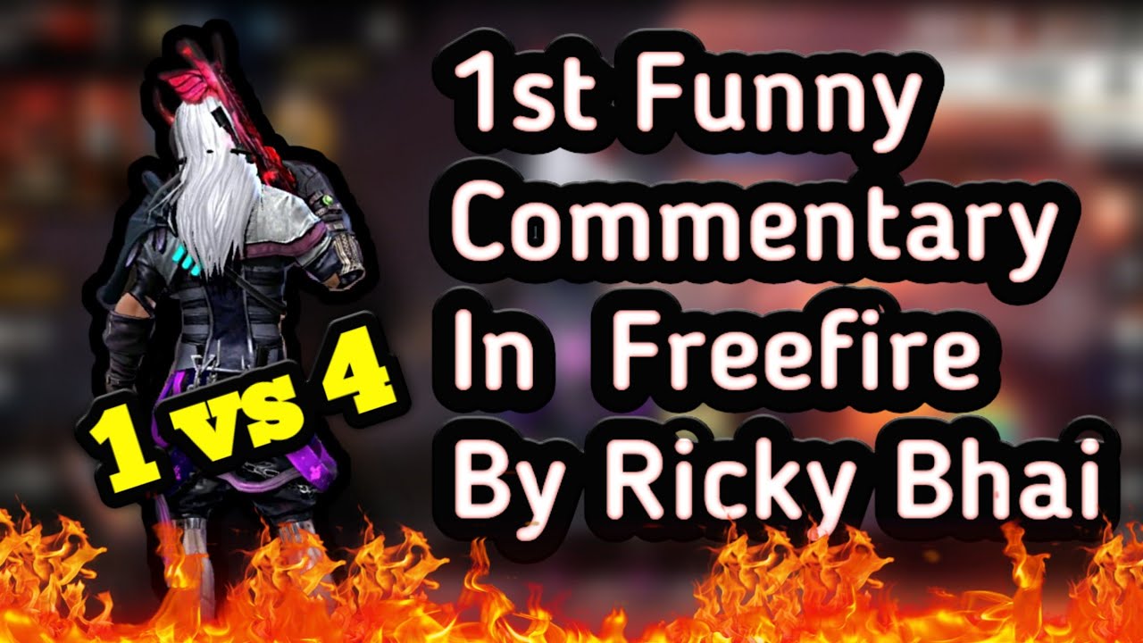 Most Funny Commentary In FreeFire 😅🔥// 1vs4 // USE HEADPHON MUST 😁 ...