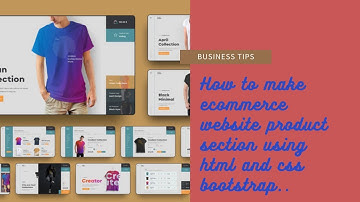 How To Create Ecommerce Website Product Section Using HTML CSS Bootstrap ..