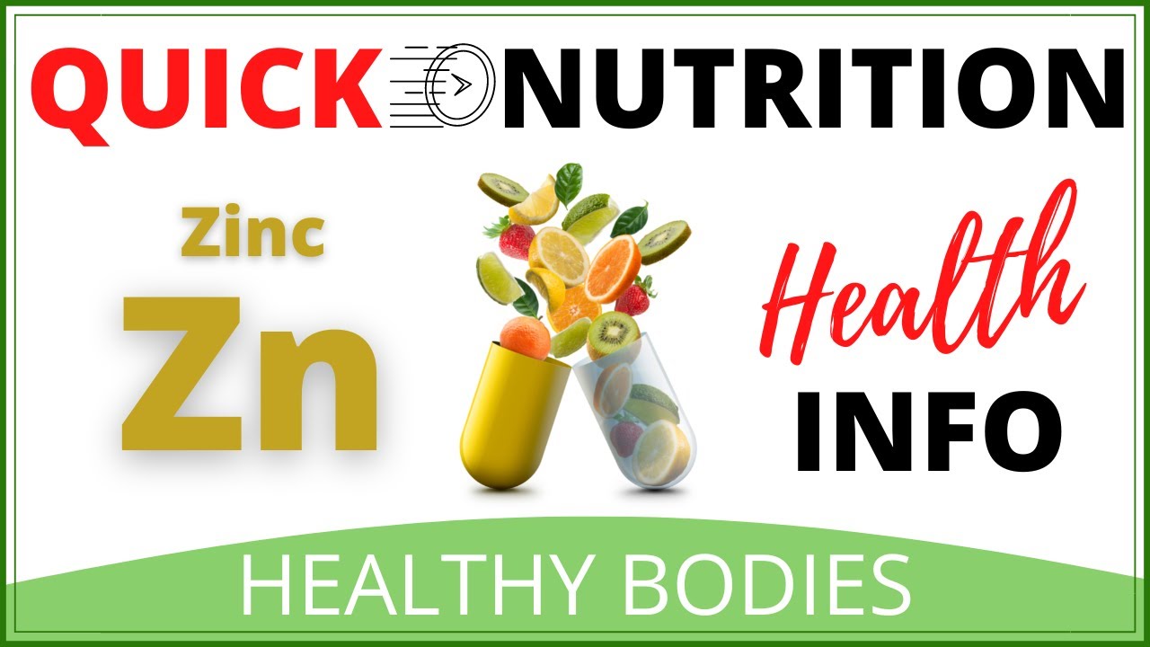 What Does Zinc Do YouTube