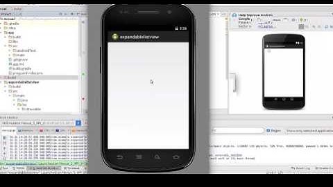 Android Expandable ListView exemple