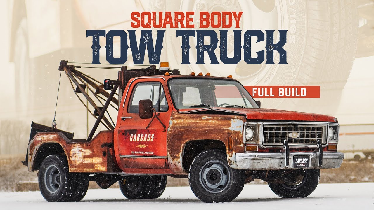 ⁣Full Build: Junkyard Square Body Tow Truck Is Restored And Modernized