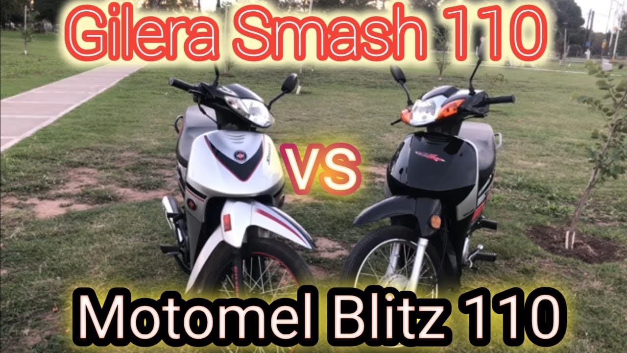 🛑  Qué diferencia  hay entre la Gilera Smash 110  Y la Motomel Blitz 110