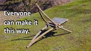 With This Method And Plan, Anyone Can Make A Comfortable Diy Bushcraft Camping Chair.