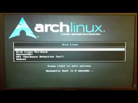 Arch Linux Syslinux