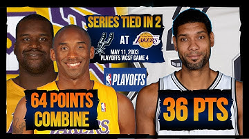 MVP Tim Duncan Vs Kobe Bryant & Shaquille O
