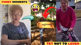try to stop laugh challenge - funny fail moments caught on camera Part 013