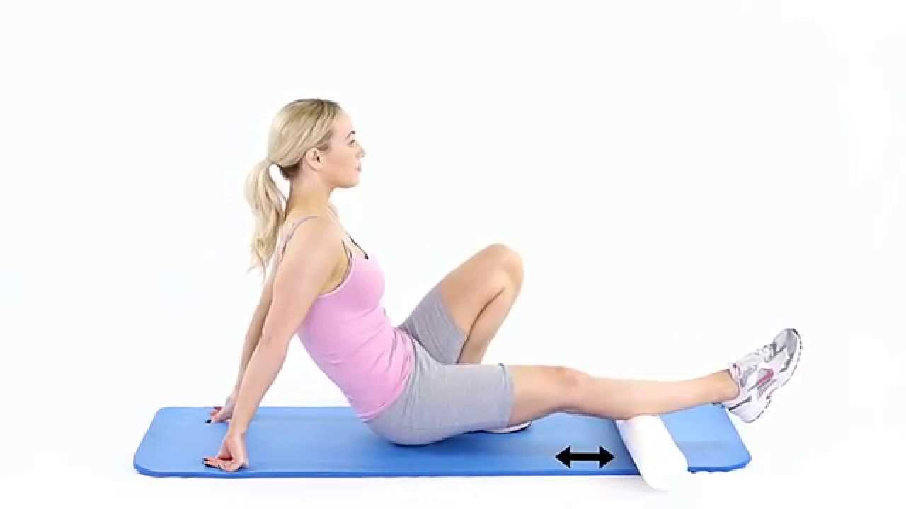 Foam roller gastrocnemius soleus single leg YouTube
