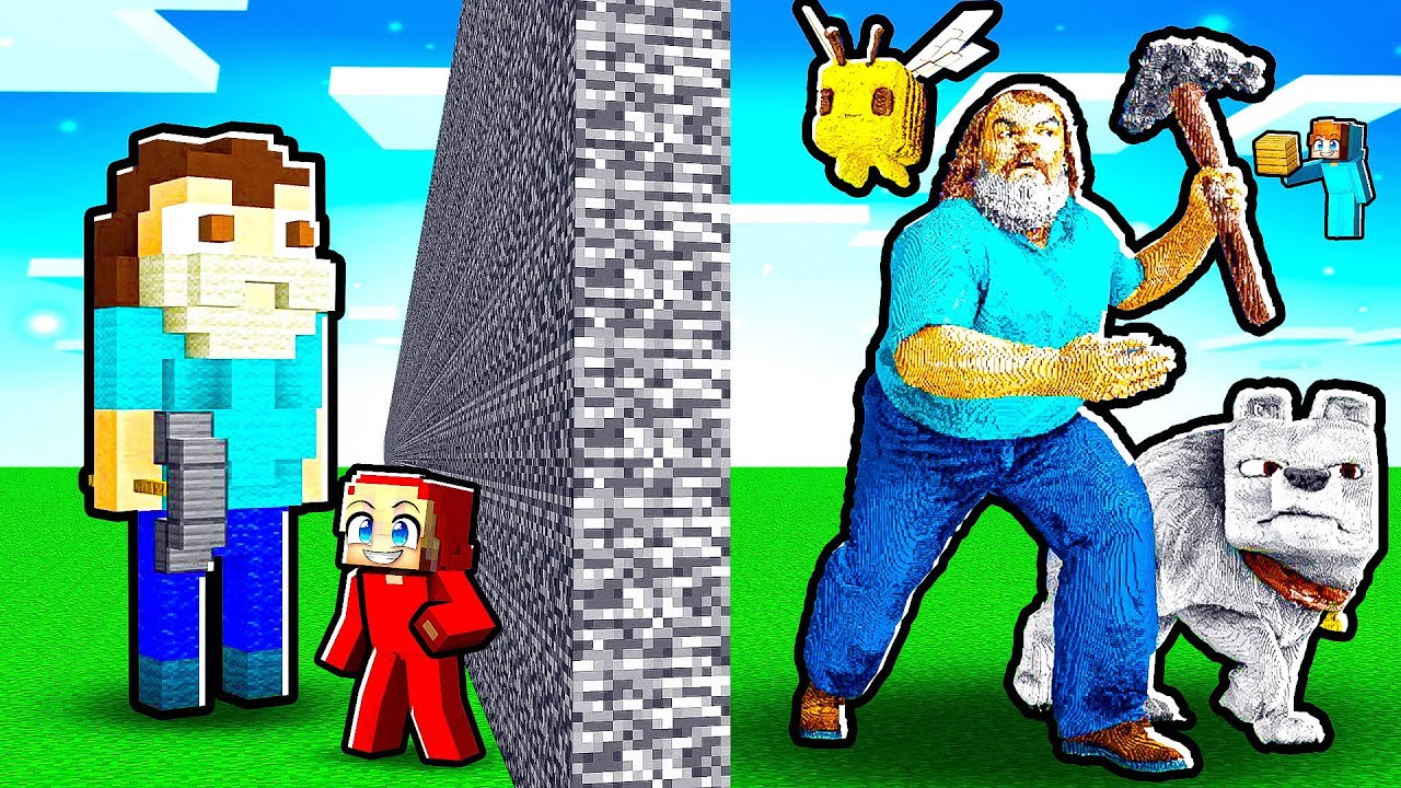 Jag Fuskade Med MINECRAFT FILMEN i Ett Build Battle!