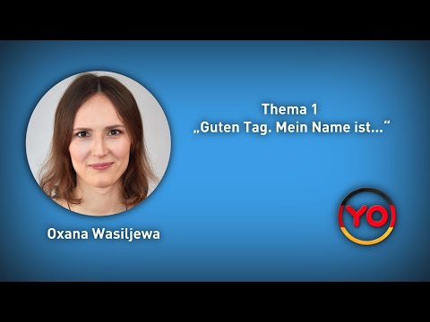 Thema 1 „Guten Tag. Mein Name ist“ | Deutschlehrerin - Смотреть видео с Ютуба без ограничений