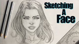 Sketching a Face and Dealing with Symmetry
