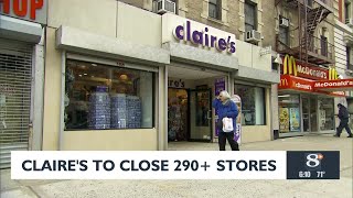 Claire's to close 290+ stores