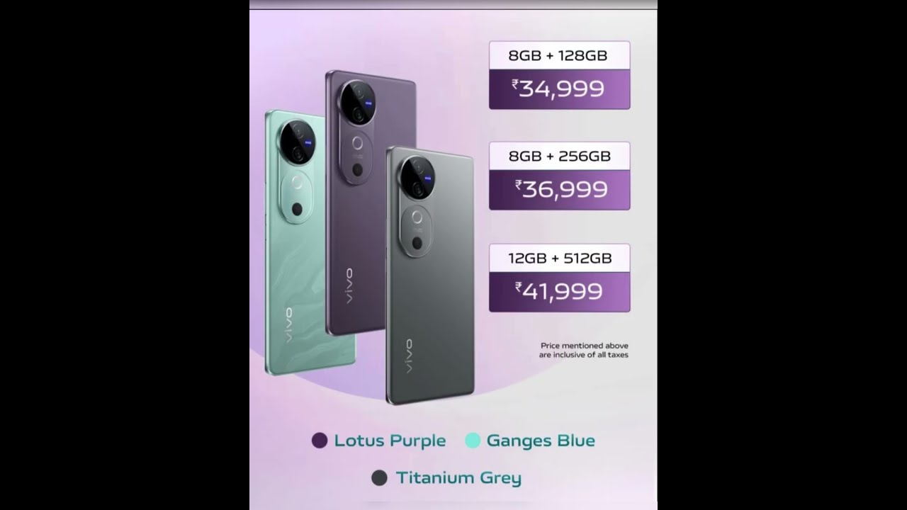  Vivo V40 Series Today Launch Price And Pro Top 5 Camera Phone Smartphone