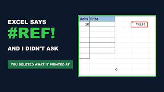 What #REF! Means in Excel (and How to Fix It)