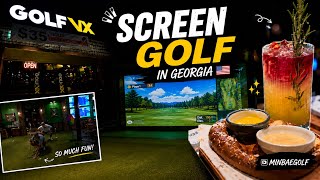 Trying Korean-Style Screen Golf in Georgia! | Golf VX