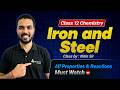 Extraction of Iron: Blast Furnace &amp; Steel Manufacturing | NEB Class 12 Chemistry
